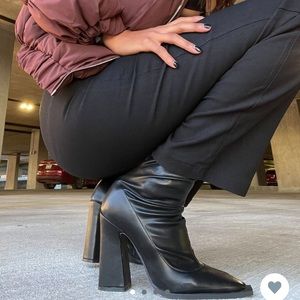 princess polly black booties